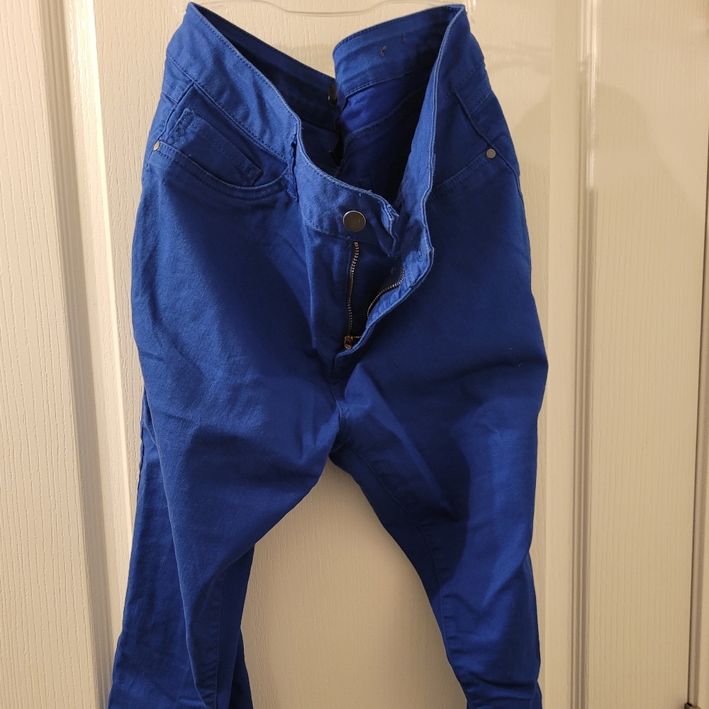 d. jeans size 12 Royal blue skinny jeans